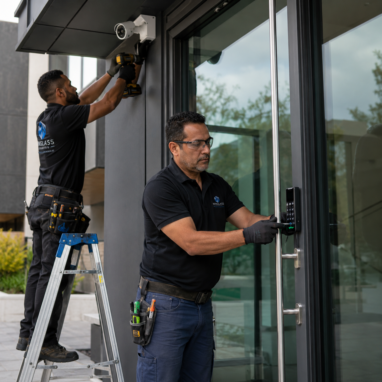 Instalación de cámaras y control de acceso