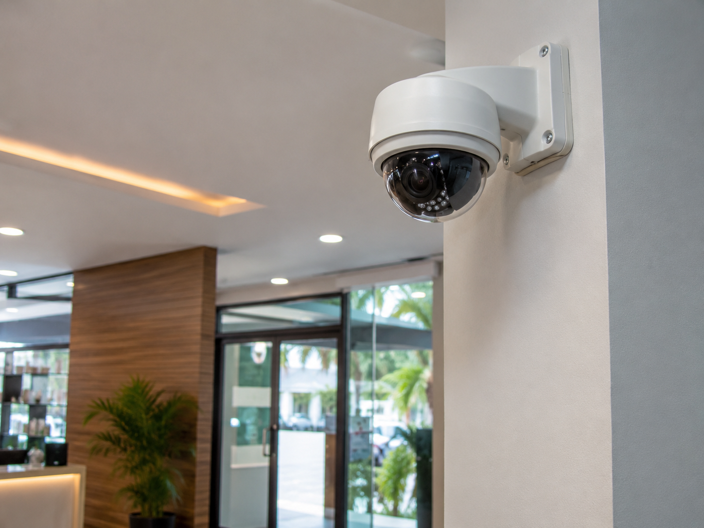 Cámara de vigilancia para comercio u oficina
