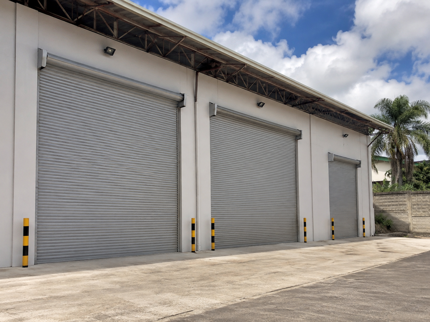 Shutter eléctrico para almacén o garaje